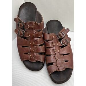 SAS Women's Tango Slide Sandal Brown 8M Tripad Comfort